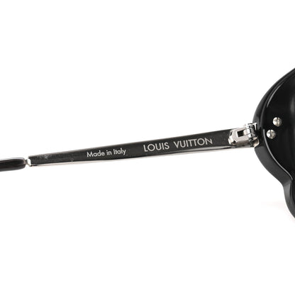 Louis Vuitton Acetate Bluebell Sunglasses Z0693W Black Glitter 5 of 9