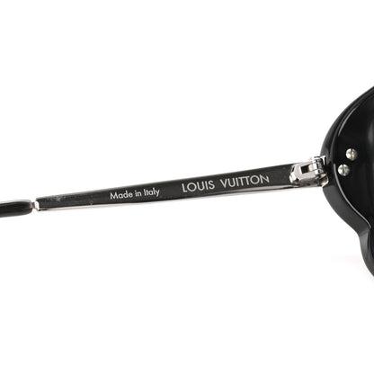 Louis Vuitton Acetate Bluebell Sunglasses Z0693W Black Glitter 5 of 9