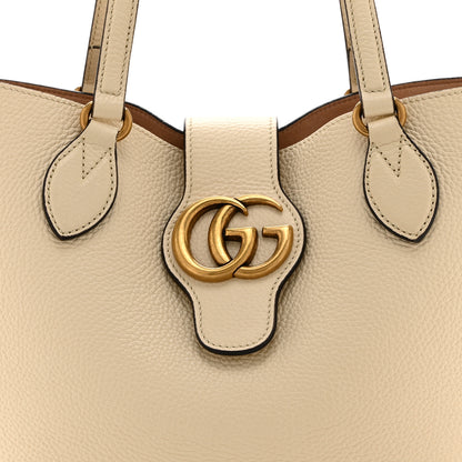 Gucci New Sakai Calfskin Lux Small Dahlia Tote Mystic White 9 of 11