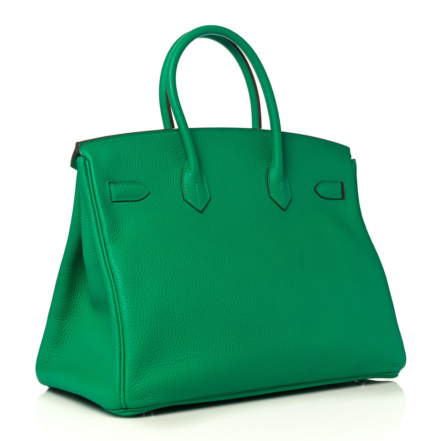 Hermes Taurillon Clemence Birkin 35 Menthe 3 of 34