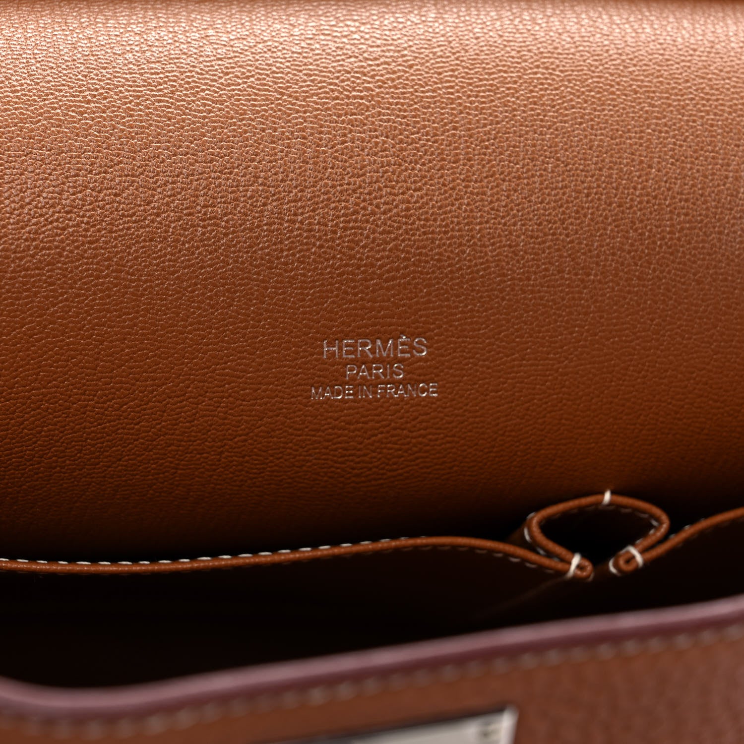 Hermes Taurillon Clemence Jypsiere 34 Gold 6 of 10