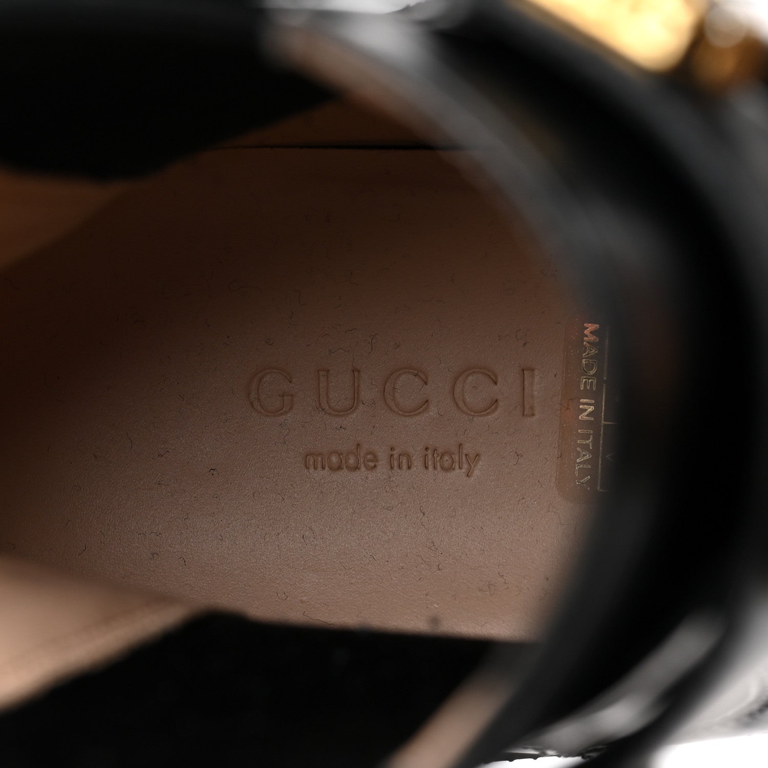 Gucci Calfskin Crystal GG Trip Chelsea Ankle Boots 39.5 Black 7 of 11