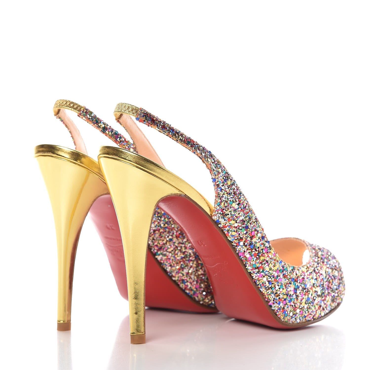 Christian Louboutin Glitter No Prive 120 Pumps 39 Multicolor 4 of 8