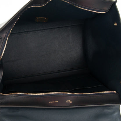 Celine Smooth Calfskin Suede Medium Trapeze Black 9 of 9