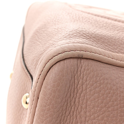 Gucci Pebbled Calfskin Small Soho Shoulder Bag Light Pink 13 of 18