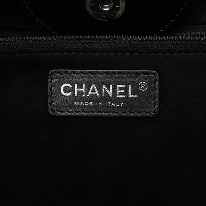 Chanel Caviar Medium Studded Deauville Tote Black 6 of 15