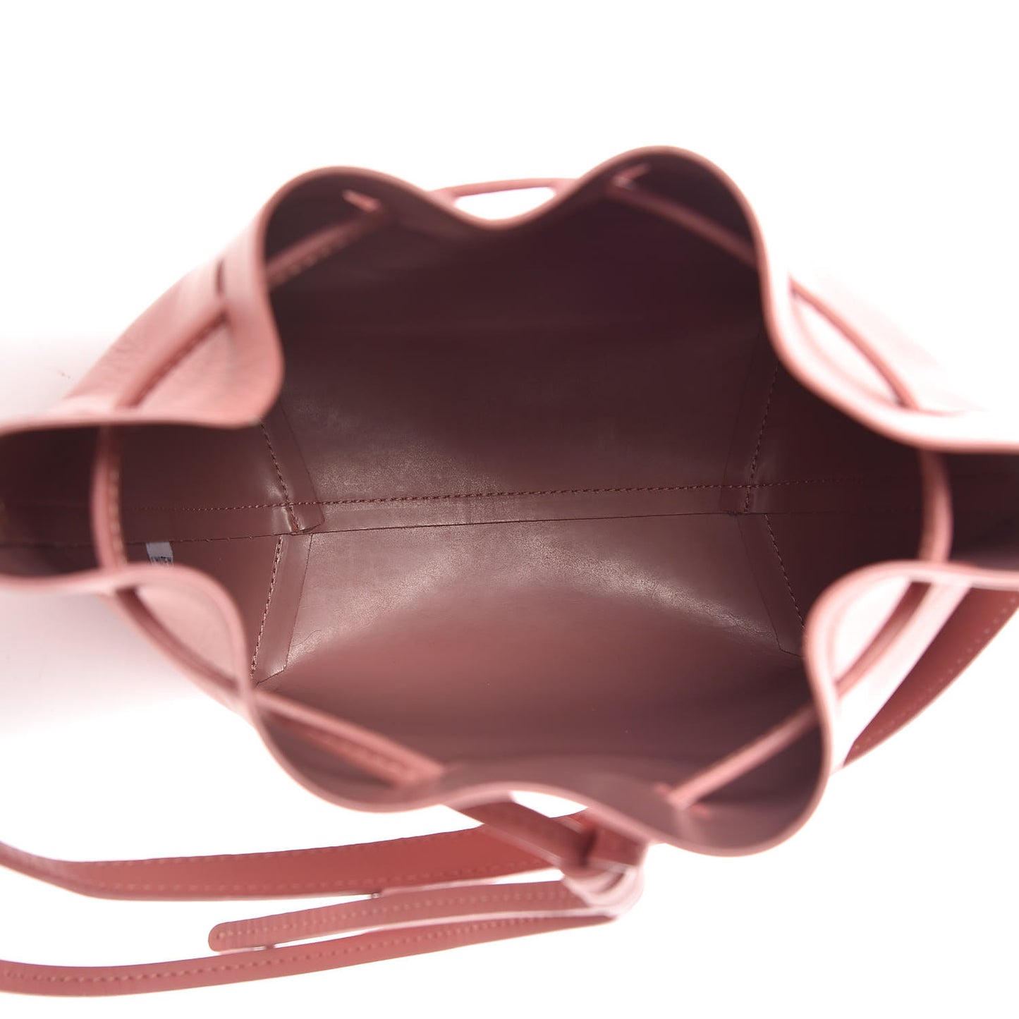 Calfskin Mini Bucket Bag Blush