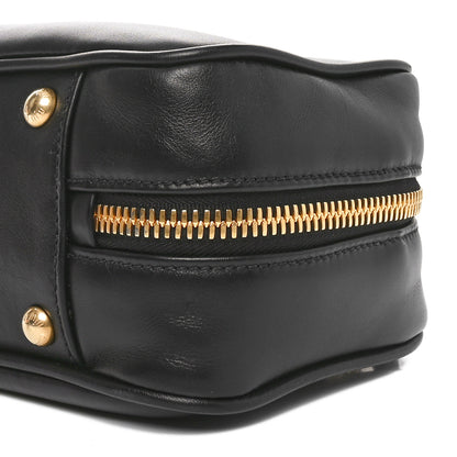 Miu Miu Calfskin Arcadie Top Handle Bag Black 9 of 9