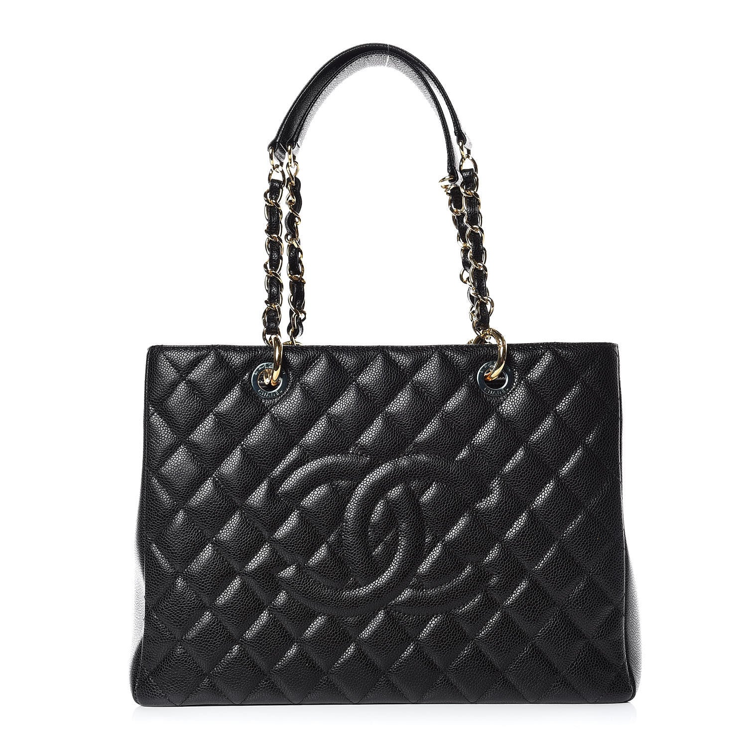 Chanel Caviar Quilted Grand Shopping Tote GST Black 1 of 11