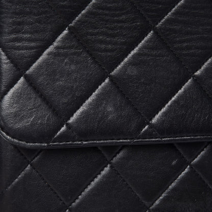 Chanel Lambskin Quilted Jumbo Single Flap Black 8 of 18