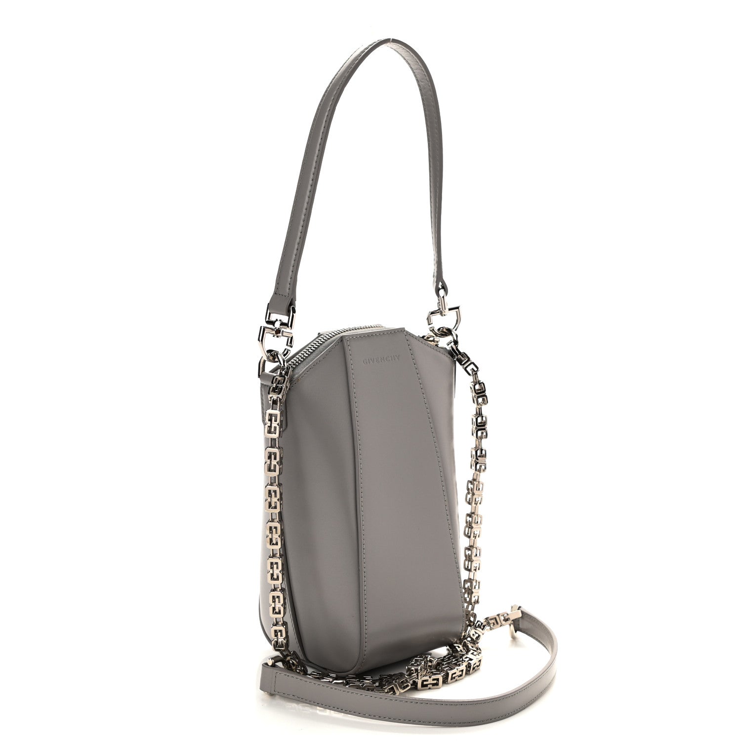 Givenchy Calfskin Mini Vertical Antigona Grey 3 of 8