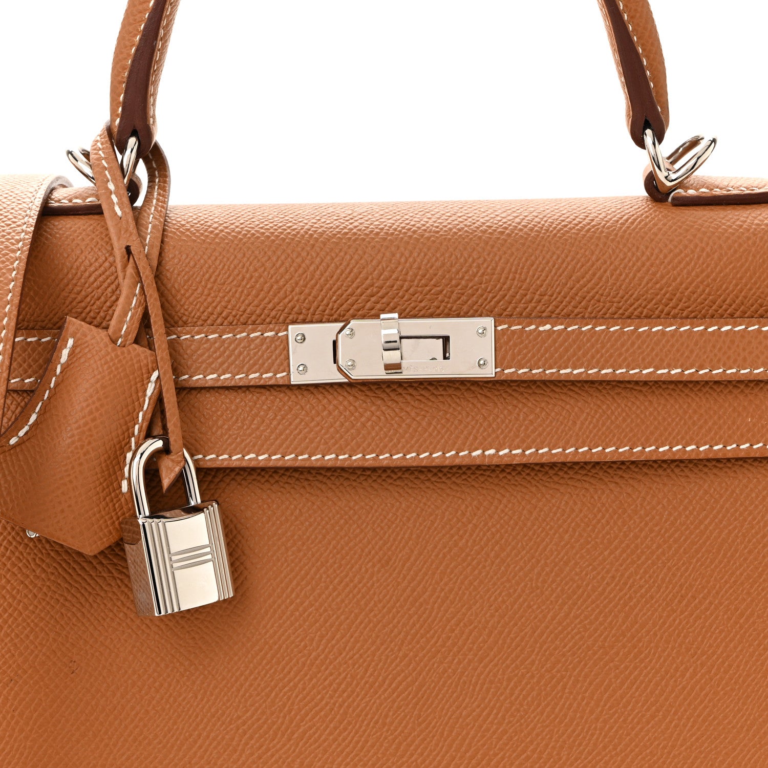 Hermes Epsom Kelly Sellier 25 Gold 8 of 11