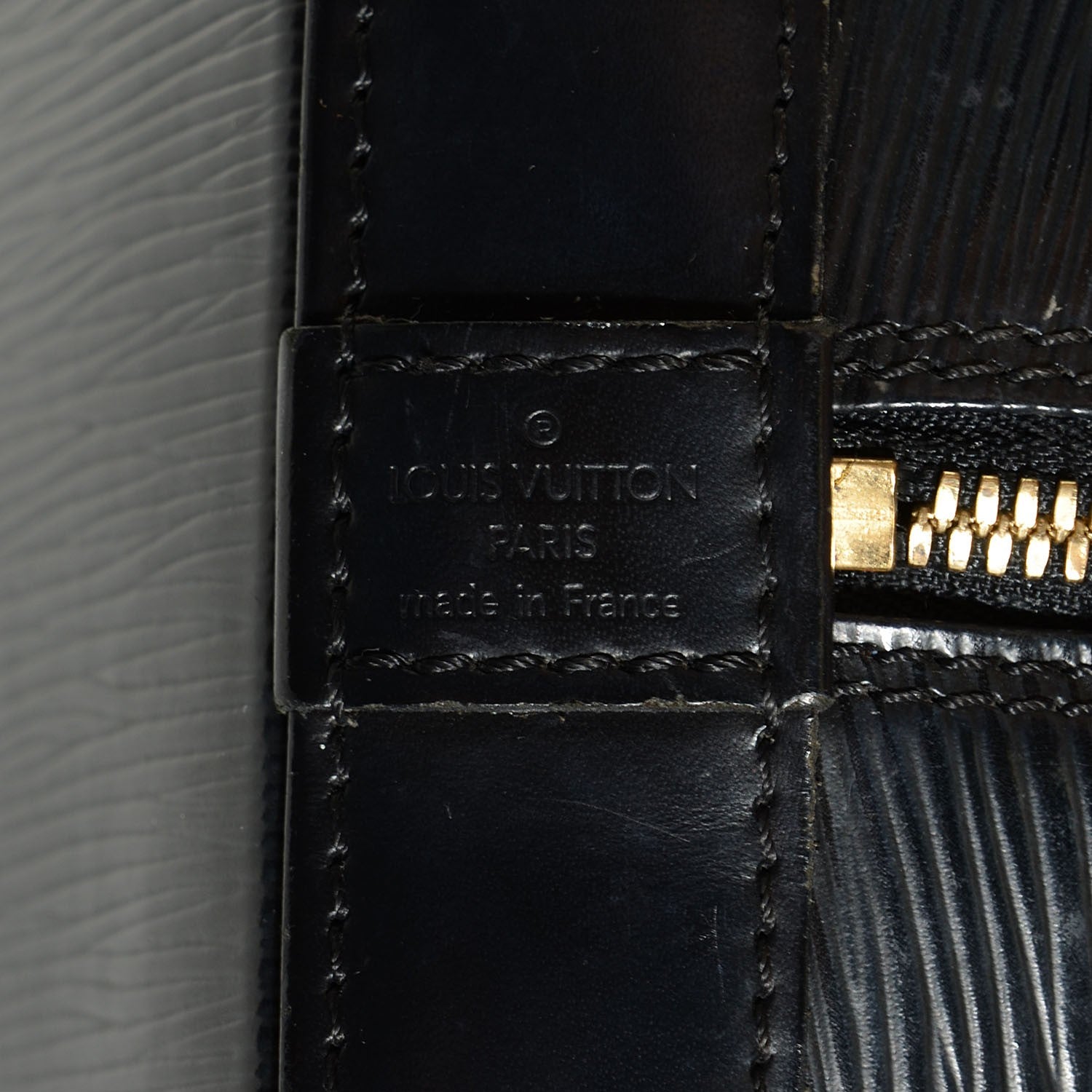Louis Vuitton Epi Alma PM Black 5 of 7