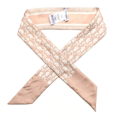 Christian Dior Silk Oblique Mitzah Scarf Beige 1 of 5