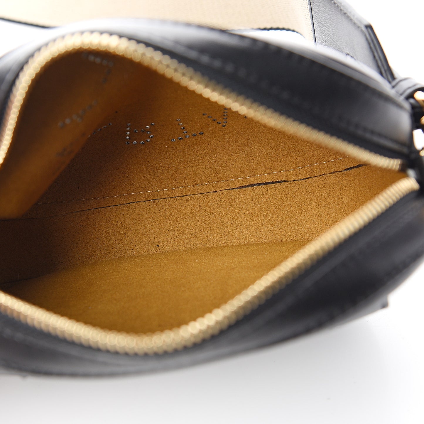Eco Alter Nappa Perforated Logo Convertible Belt Bag Black