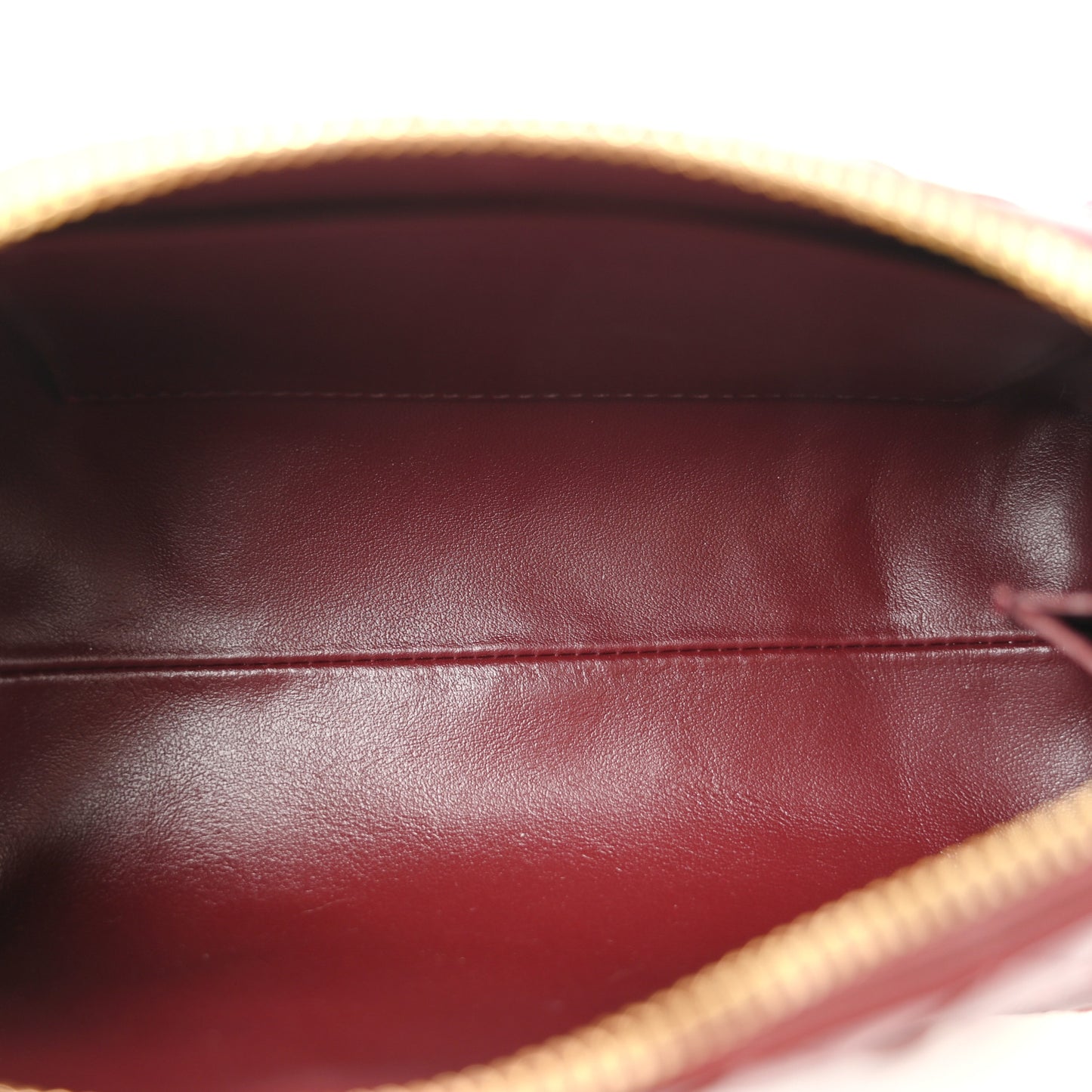 Nappa Intrecciato Concert Pouch Barolo