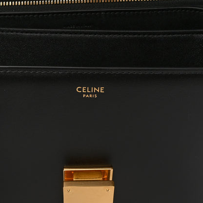 Celine Box Calfskin Medium Classic Box Flap Bag Black 6 of 11