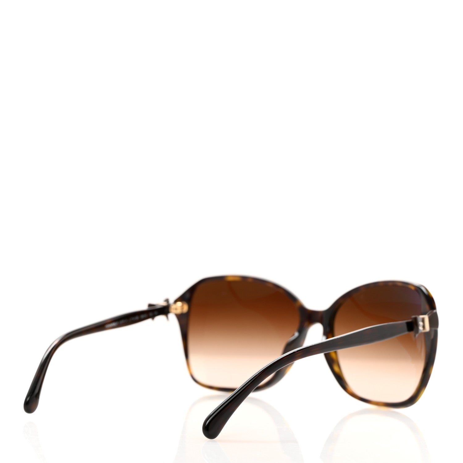 Chanel Acetate CC Bow Sunglasses 5205-A Tortoise 4 of 8