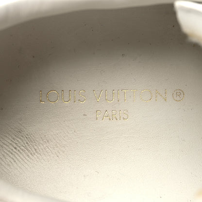 Louis Vuitton Calfskin Mens Luxembourg Samothrace Sneakers 10 White Yellow Green 8 of 10