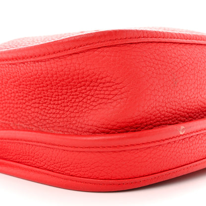 Hermes Taurillon Clemence Evelyne III PM Rouge Tomate 9 of 15