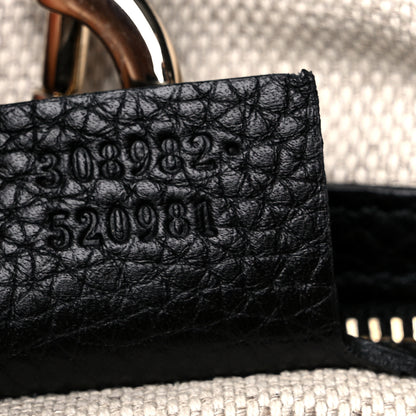 Gucci Pebbled Calfskin Medium Soho Chain Shoulder Bag Black 7 of 11