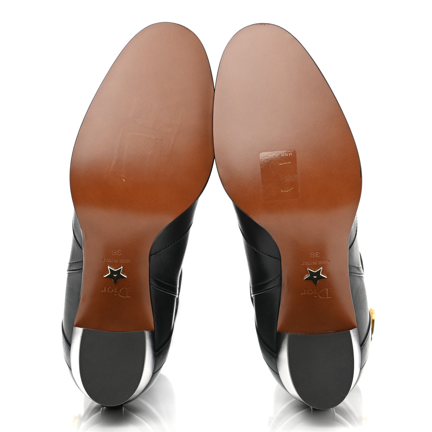 Soft Calfskin Empreinte Ankle Boot 36 Black