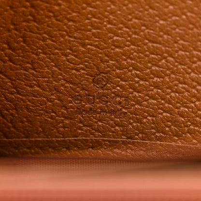 Gucci X MLB GG Monogram NY Yankees Zip Around Wallet Beige Ruggine Ivory 6 of 12
