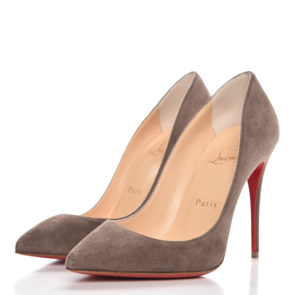Christian Louboutin Veau Velours Pigalle Follies 100 Pumps 36.5 Lichen 3 of 7