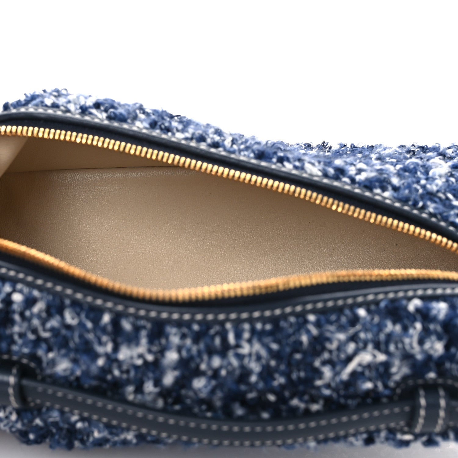 Loro Piana Silk Denim L19 Extra Pocket Pouch Navy 5 of 9