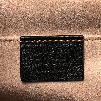 Gucci Calfskin Small Diana Tote Bag Black Yellow Fluo 6 of 10