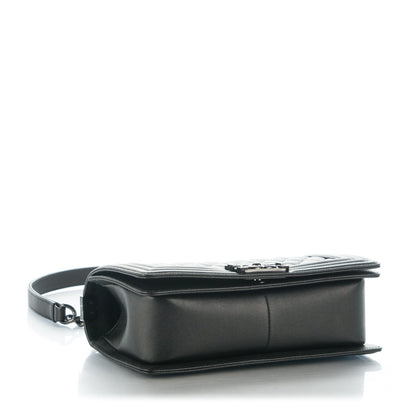 Chanel Caviar Quilted Medium Boy Flap So Black 4 of 7