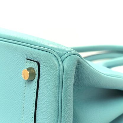 Hermes Epsom BIRKIN 30 Bleu Atoll 12 of 12