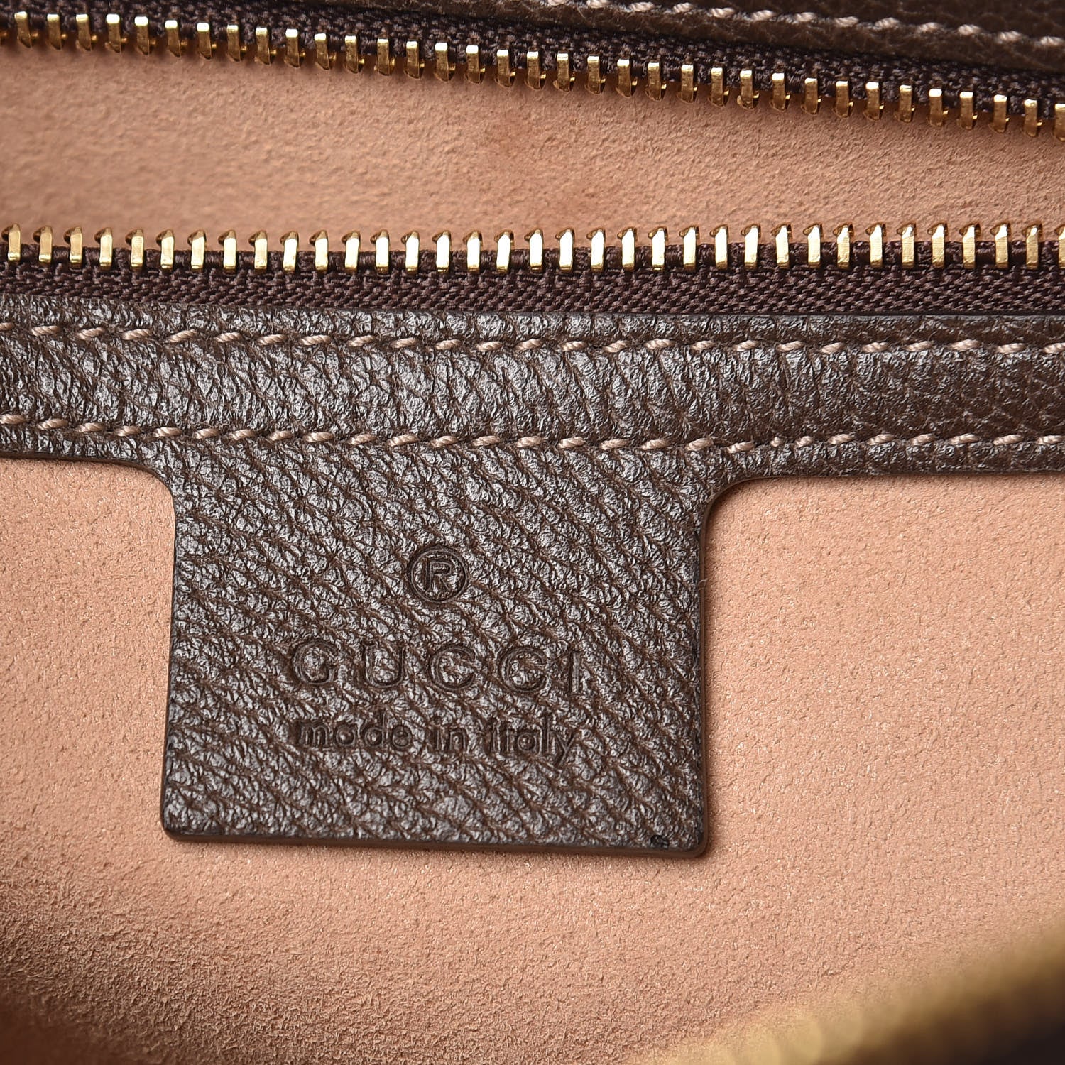Gucci GG Supreme Monogram Web Small Ophidia Shoulder Bag Brown 6 of 11