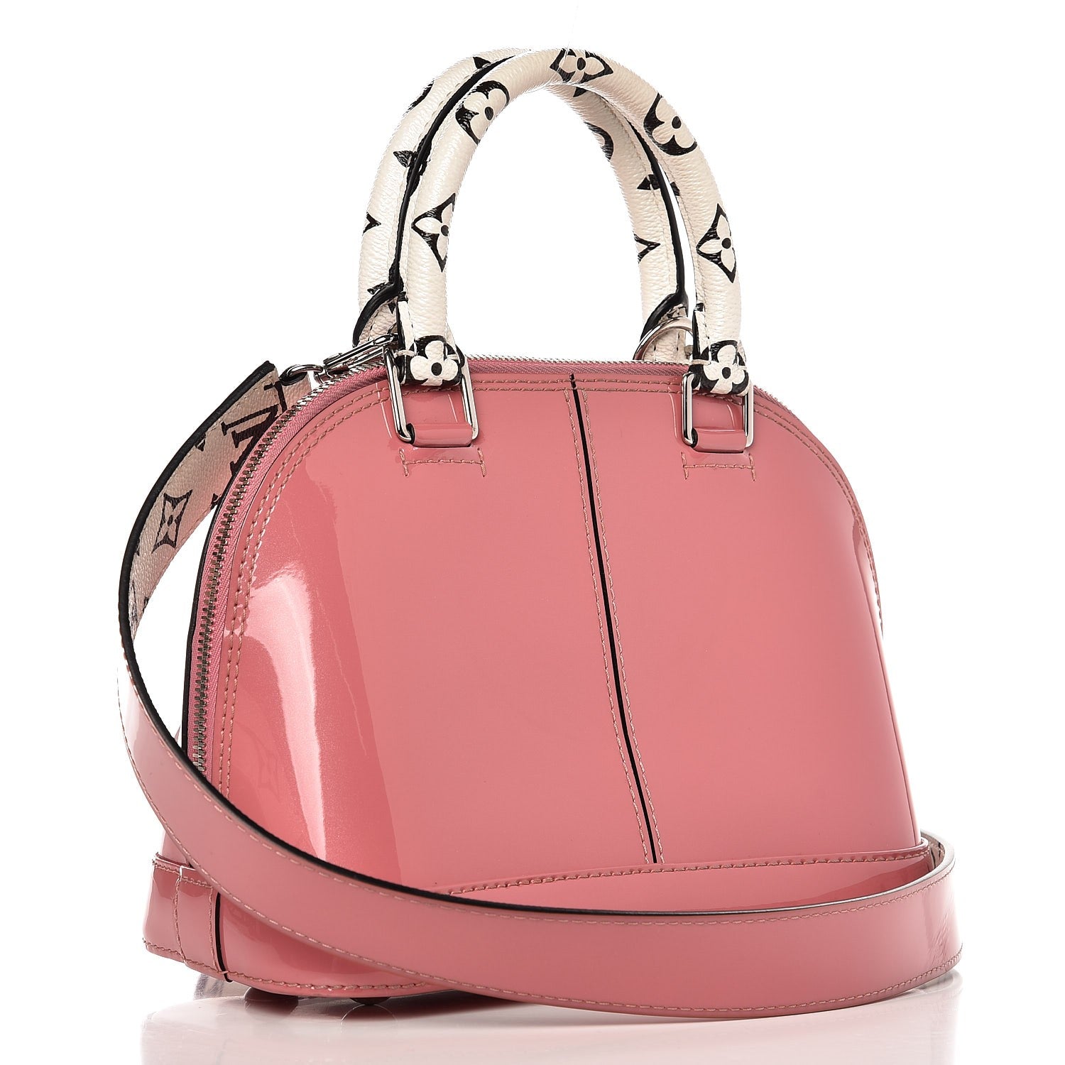 Louis Vuitton Patent Monogram Alma BB Rose Blush 3 of 6