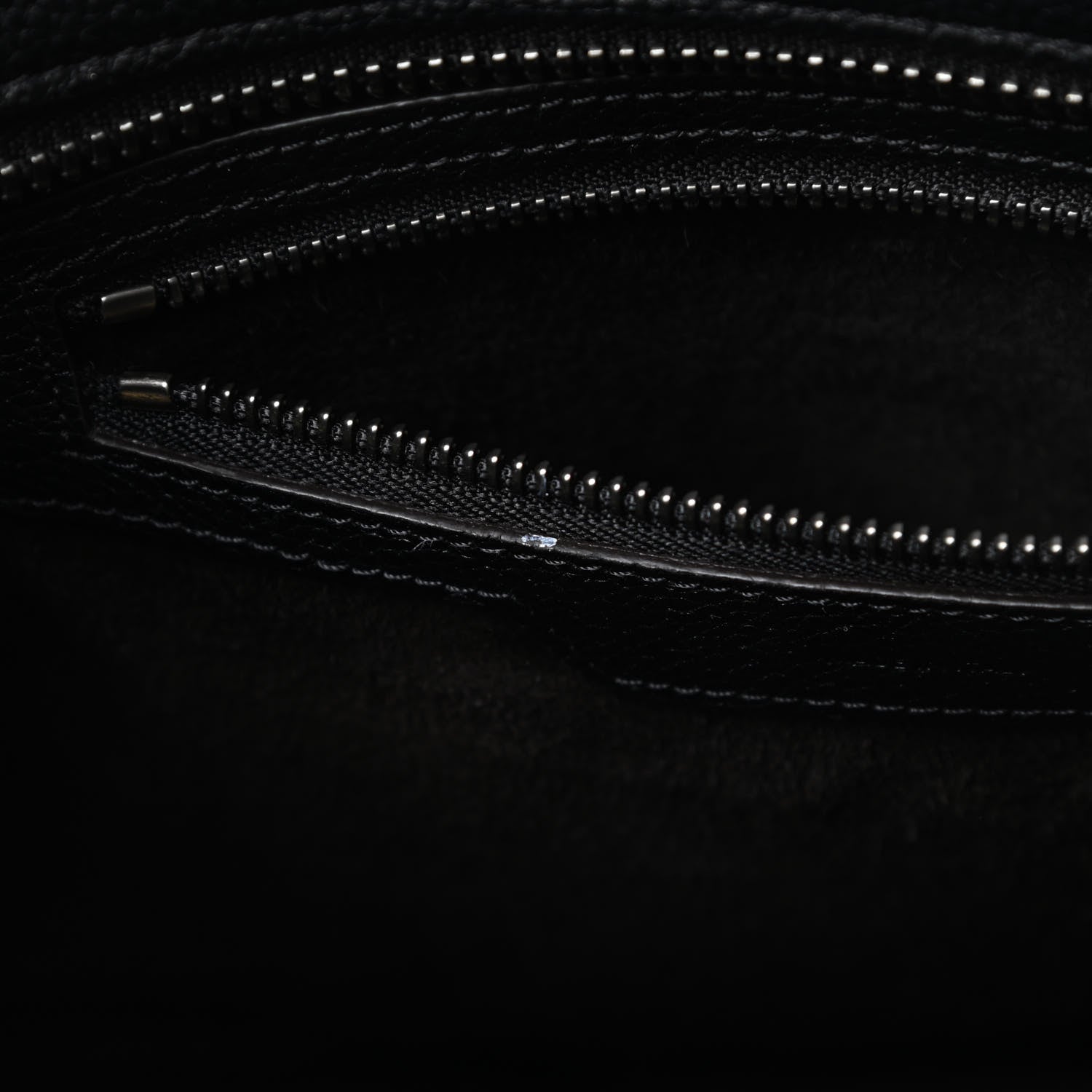 Celine Drummed Calfskin Micro Luggage Black 13 of 15