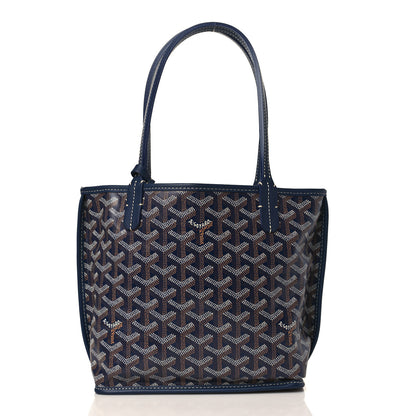 Goyard Goyardine Reversible Mini Anjou Navy 3 of 9