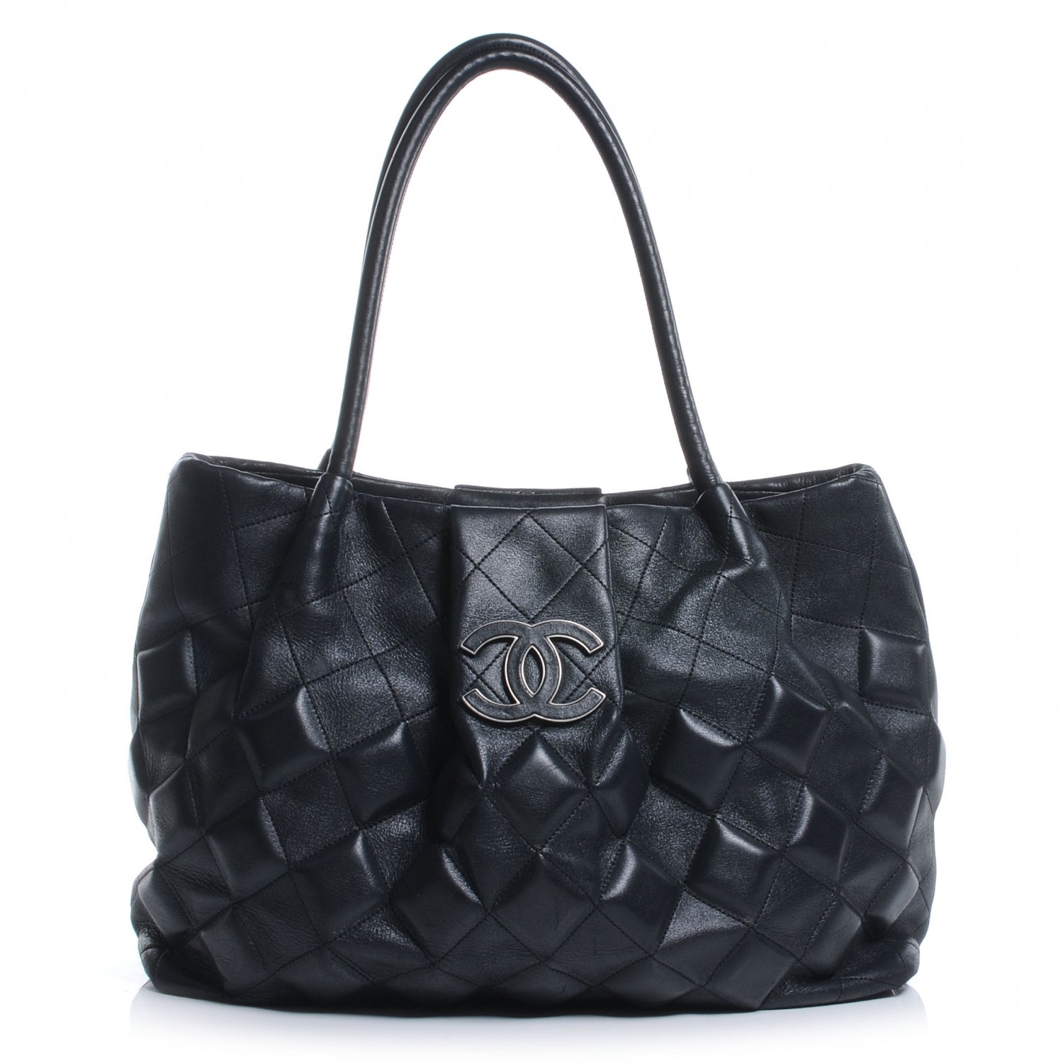 Chanel Leather Sloane Square Tote Black 1 of 7