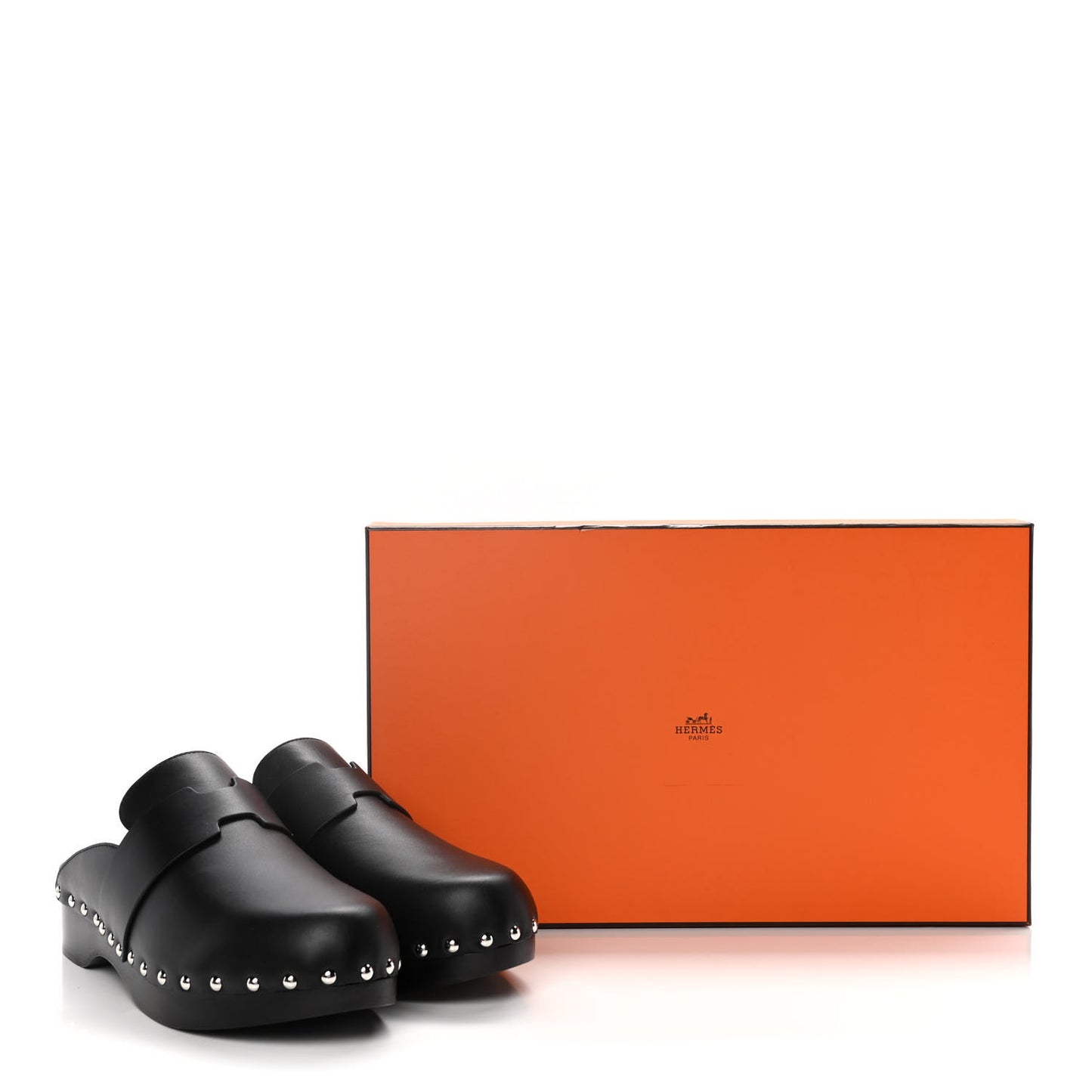 Calfskin Calya Mules 39 Black