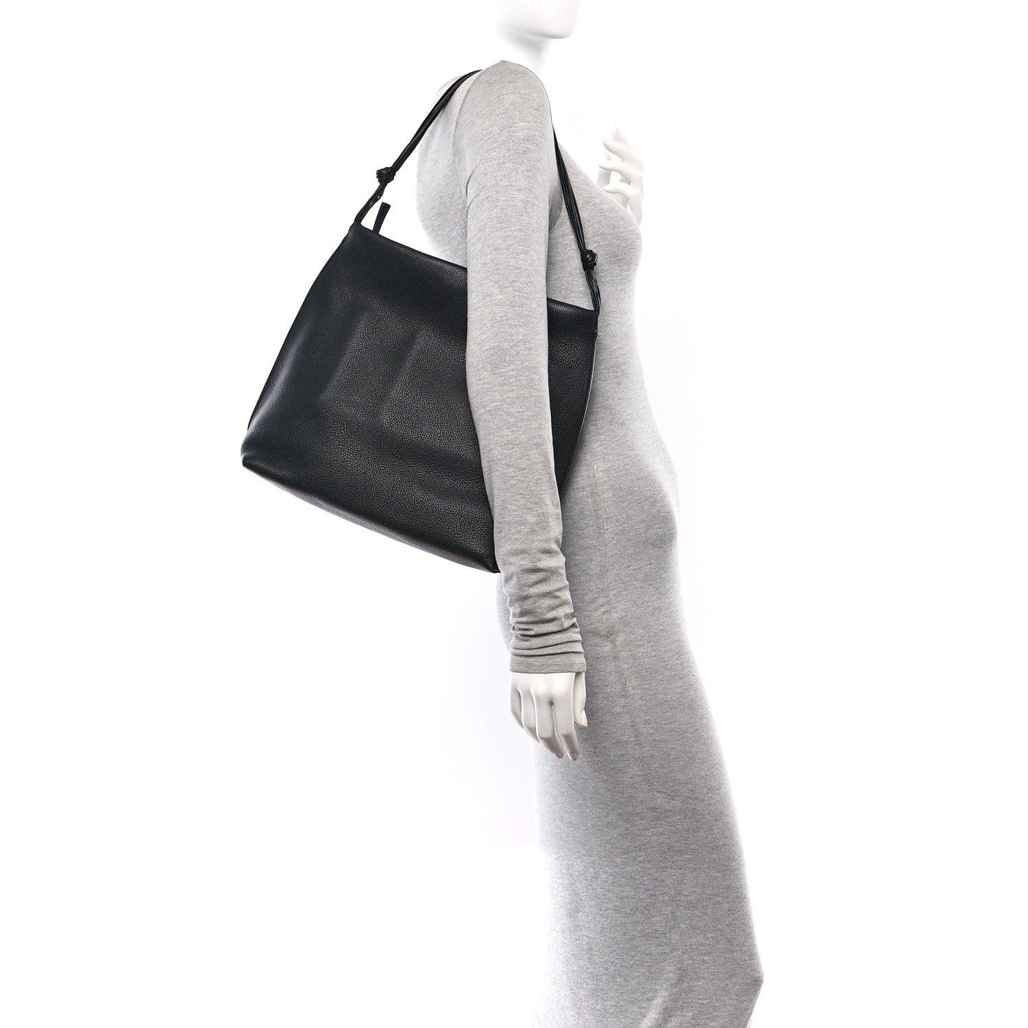 The Row Grained Calfskin Wander Bag Black 2 of 13