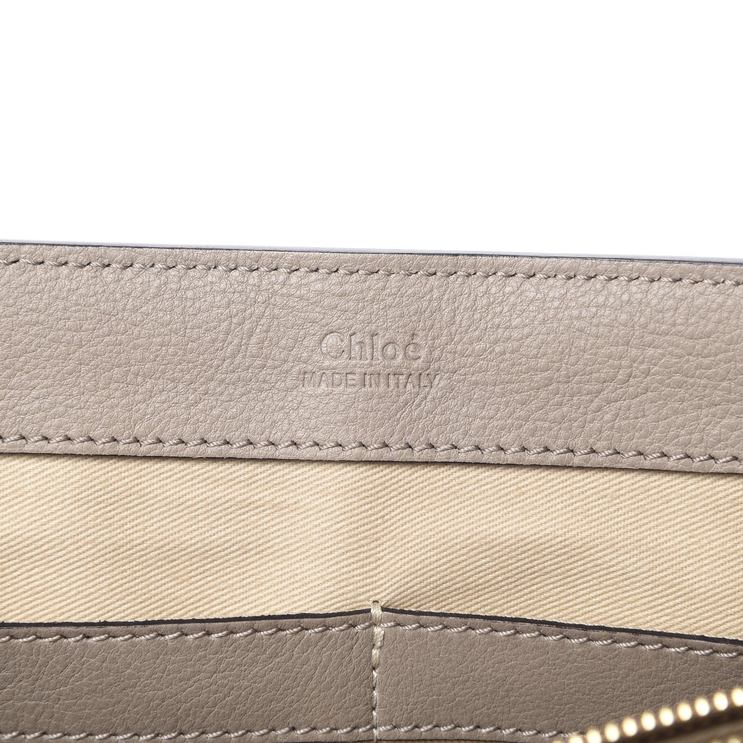 Chloe Calfskin Medium Faye Day Shoulder Bag Motty Grey 6 of 11