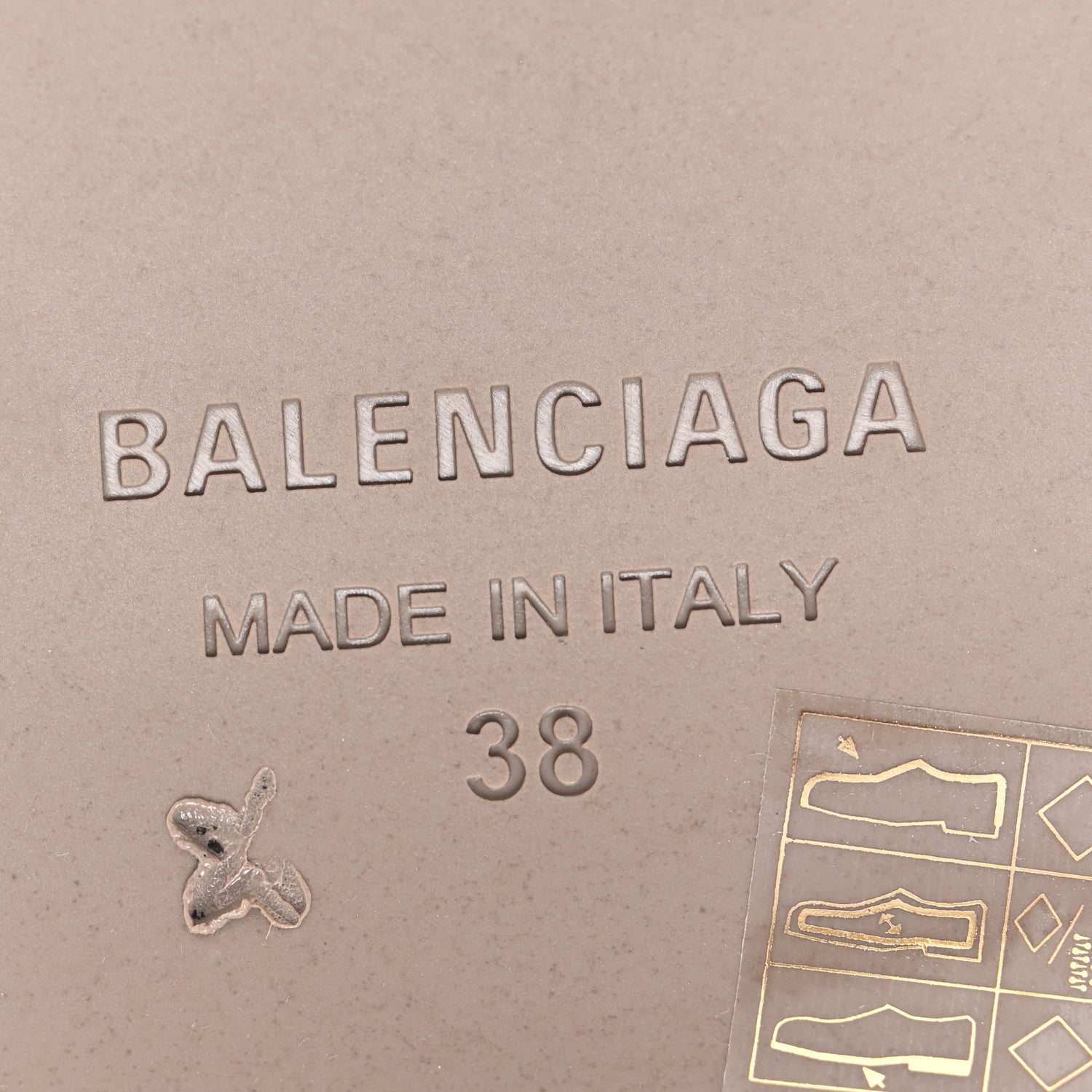 Balenciaga Rubber Allover Logo Womens Pool Wedge Slide Sandals 38 Dark Mink 6 of 8