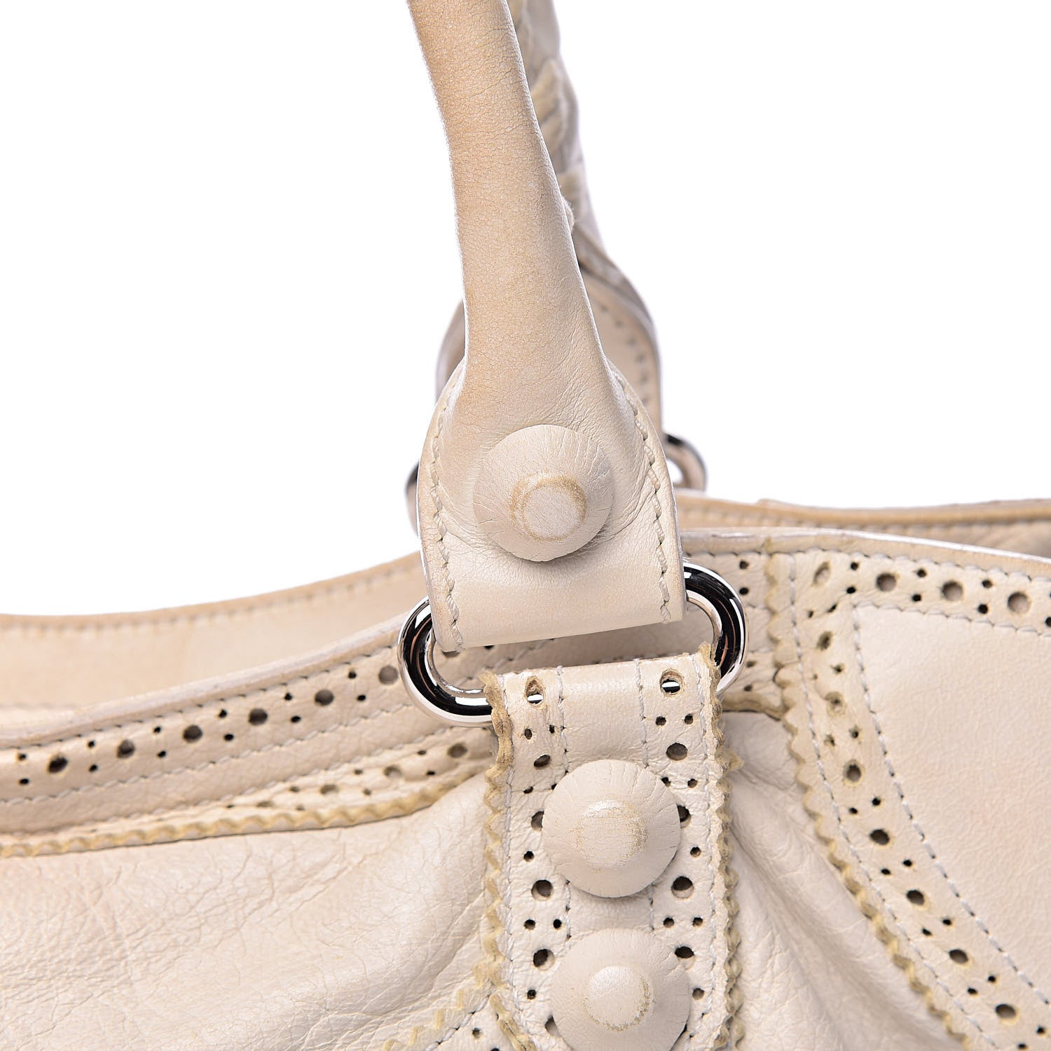 Balenciaga Agneau Giant Brogues Hardware City White Light 15 of 26