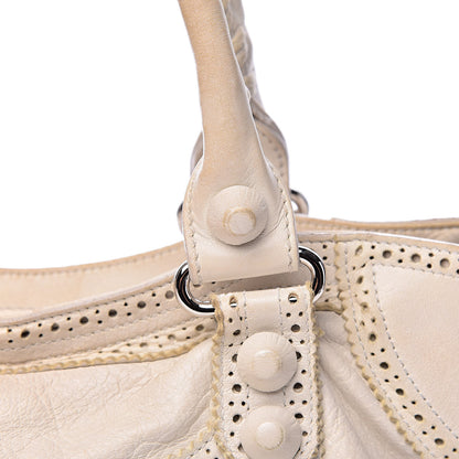 Balenciaga Agneau Giant Brogues Hardware City White Light 15 of 26