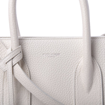 Saint Laurent Grained Calfskin Small Sac De Jour Dove White 10 of 10