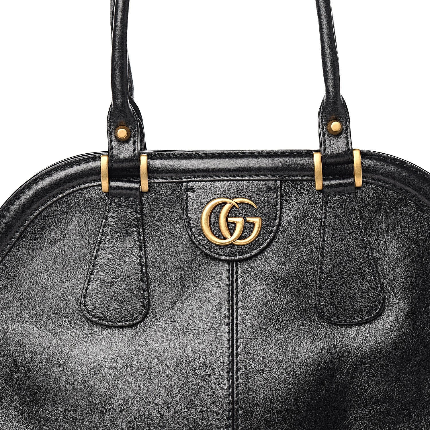 Gucci Calfskin Large Re(Belle) Top Handle Bag Black 9 of 9