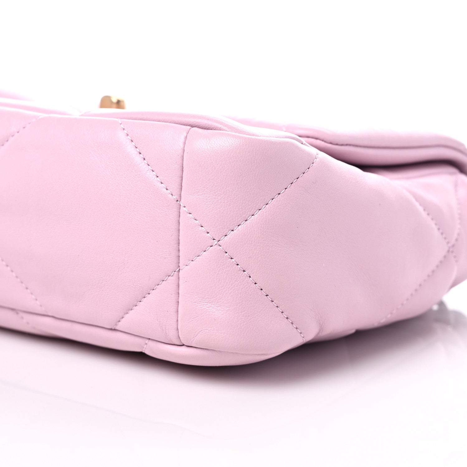 Chanel Lambskin Quilted Medium Chanel 19 Flap Light Pink 9 of 9