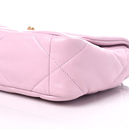 Chanel Lambskin Quilted Medium Chanel 19 Flap Light Pink 9 of 9