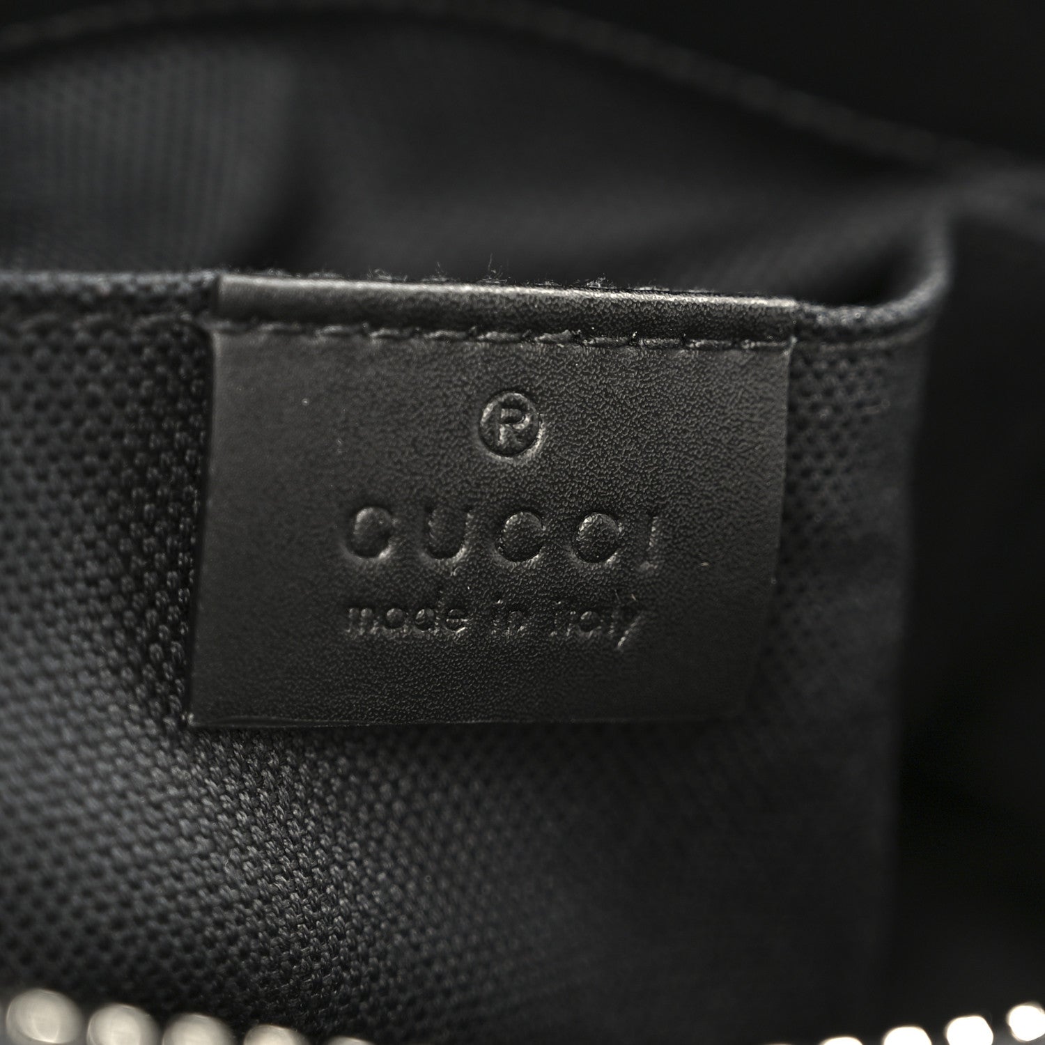 Gucci GG Supreme Monogram Web Small Flat Messenger Bag Black Grey 6 of 12