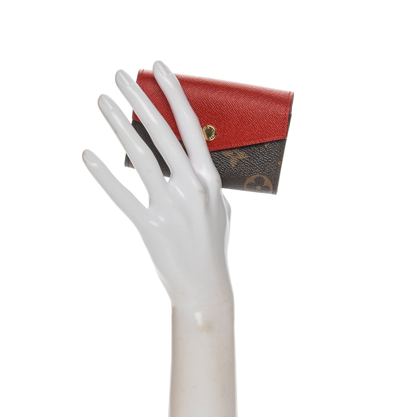 Monogram Sarah Multicartes Coquelicot