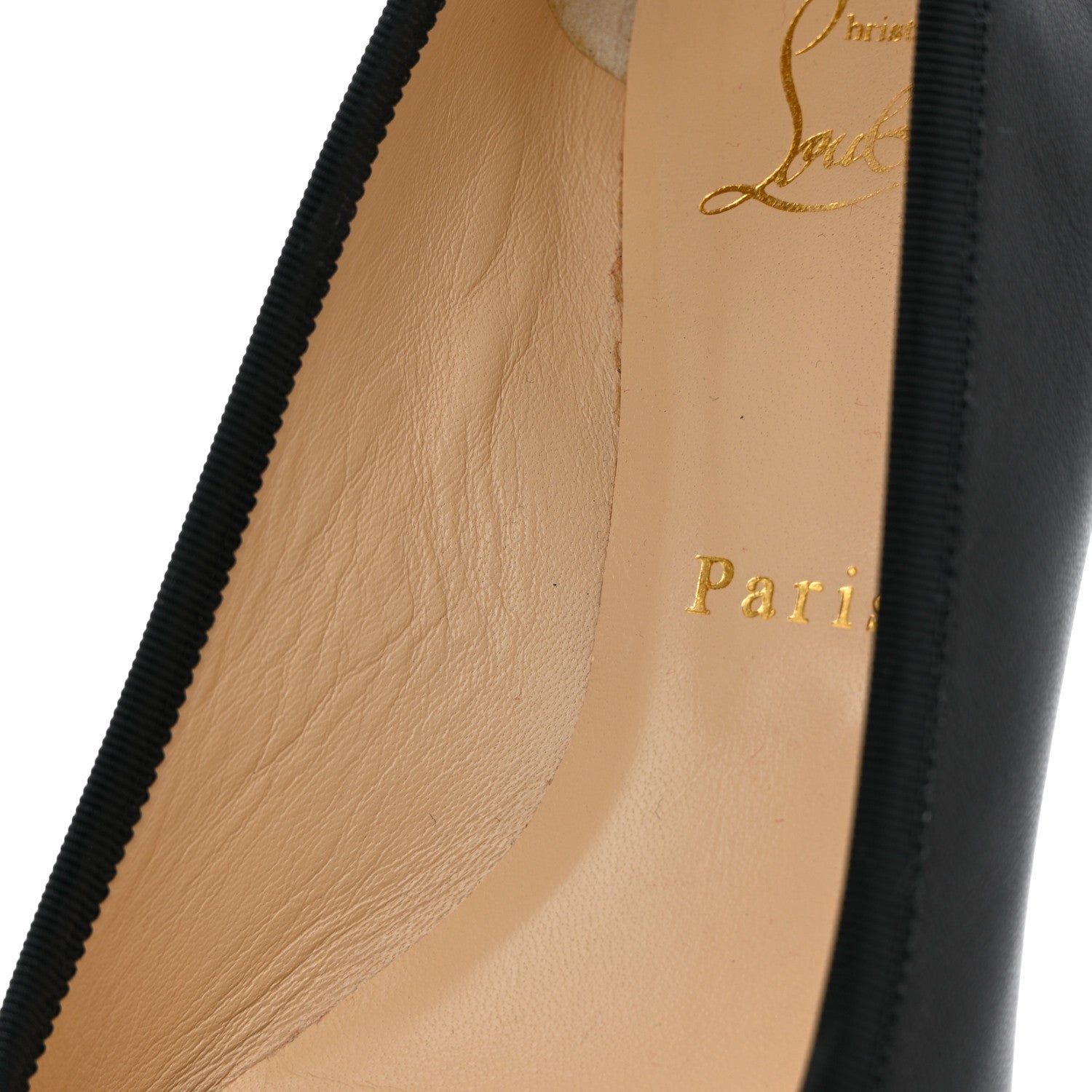 Christian Louboutin Shiny Nappa La Massine Flats 38 Black 13 of 18